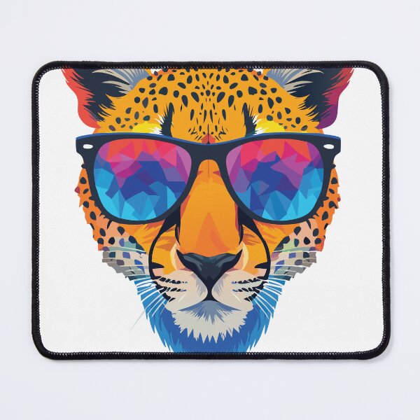 Item preview, Cool Colorful Cheetah in Sunglasses – Pop Art Animal Illustration designed and sold by Wild and Still Studio.