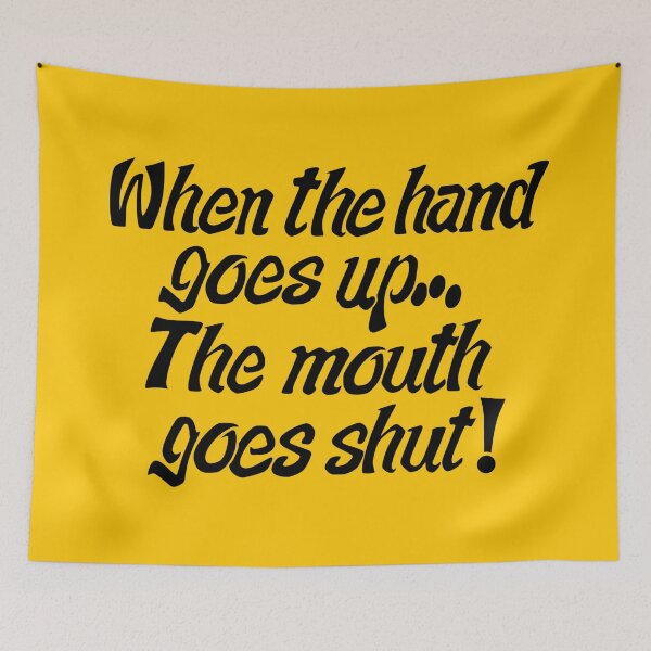 Item preview, When the Hand Goes Up...the Mouth Goes Shut! - Meatballs Movie designed and sold by darklordpug.