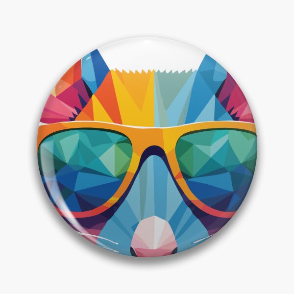 Item preview, Cool Colorful Mouse in Sunglasses – Pop Art Animal Illustration designed and sold by Wild and Still Studio.