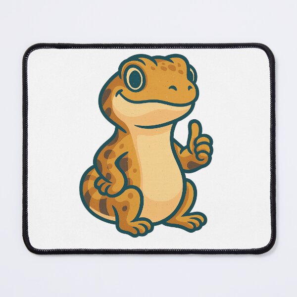 Item preview, Cute Gecko Cartoon – Funny Lizard Thumbs Up Design designed and sold by TypoVibeStudio.