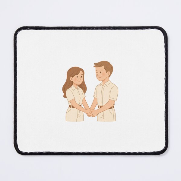 Item preview, Warm Couple Holding Hands Cartoon PNG Transparent | White Outfit Love Illustration designed and sold by ยี่มมี่โคซี่.