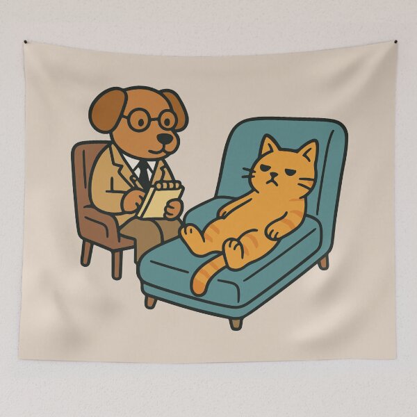 Item preview, Cat Therapy Session designed and sold by SillyPawsStudio.