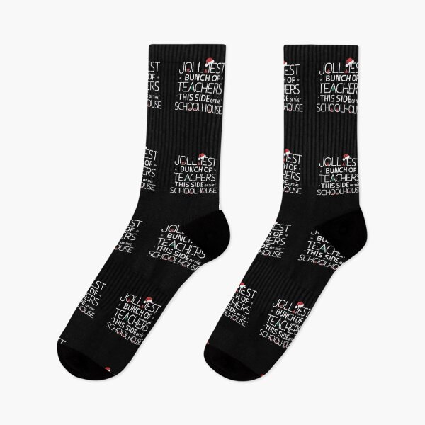 Item preview, Jolliest Bunch Of Teachers This Side Of The Schoolhouse - A fun gift idea for teachers who love the holiday spirit and a good laugh! designed and sold by ZyziowskyArt.