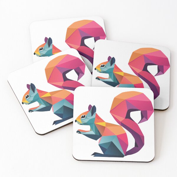 Item preview, Squirrel Geometric Pop Art designed and sold by Wild and Still Studio.