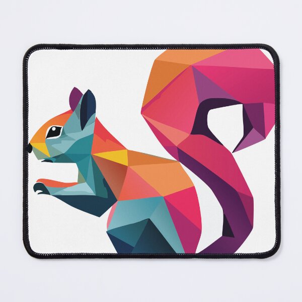 Item preview, Squirrel Geometric Pop Art designed and sold by Wild and Still Studio.