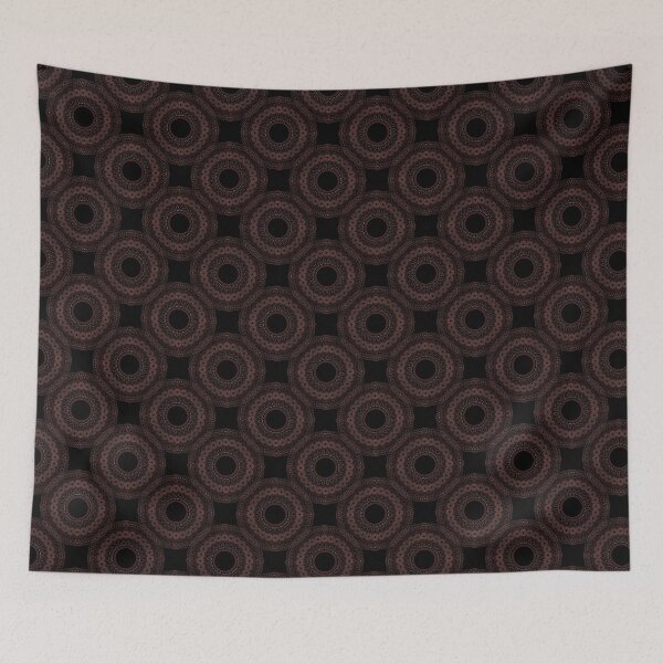 Item preview, Dark Orange Intricate Circular Pattern designed and sold by Auxifur.