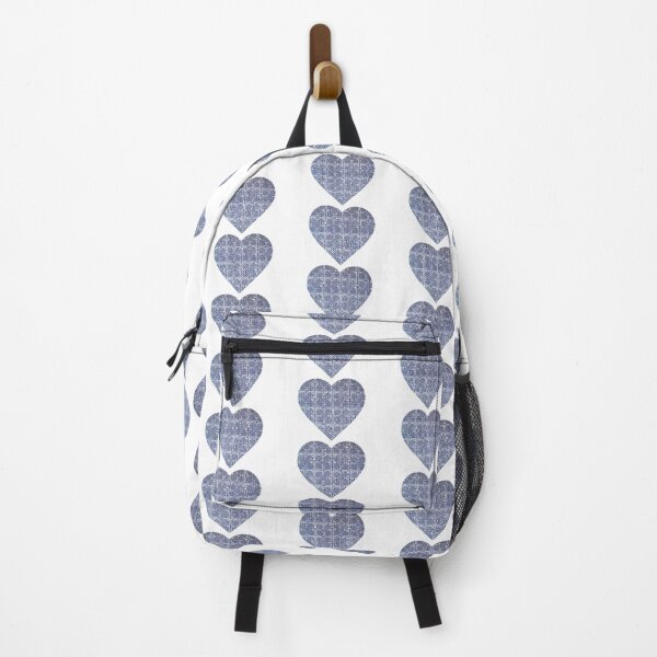 Item preview, Be Mine – Indigo Heart Tribal Love Pattern designed and sold by PimTribe.