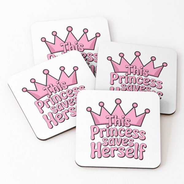 Item preview, This Princess Saves Herself! Pink Girlie designed and sold by PMCreative.