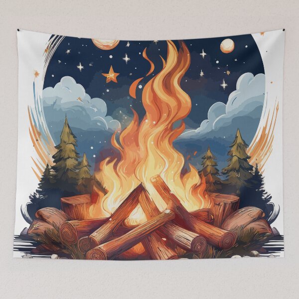Item preview, Warm Flames & Cozy Gatherings designed and sold by bb-15artstudio.