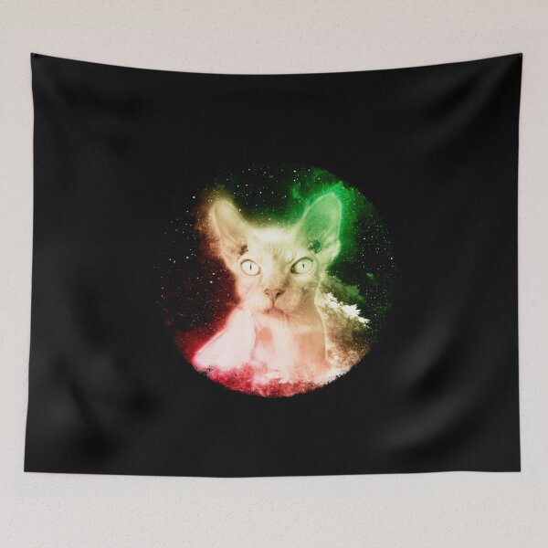 Item preview, Sphynx Cat Shirt Vintage Hairless Cat Space T Shirt designed and sold by cgocgy.