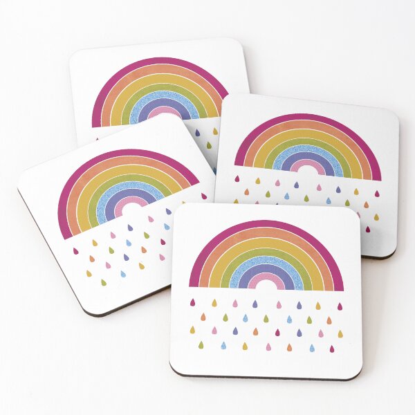 Item preview, Textured Rainbow Rain designed and sold by Les Petits Buttons.