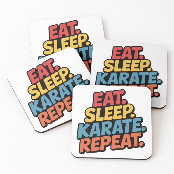 Item preview, Eat. Sleep. Karate. Repeat - Karate is my life. designed and sold by AndrewYoko.