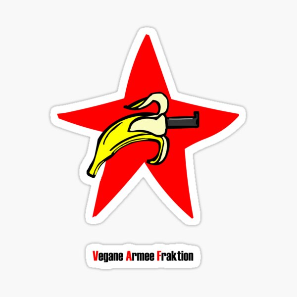 Vegane Armee Fraktiom Sticker