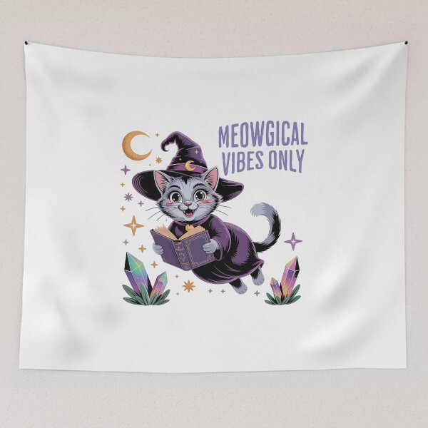 Item preview, Witch Cat Meowgical Vibes Only designed and sold by Bliss Find And Design.