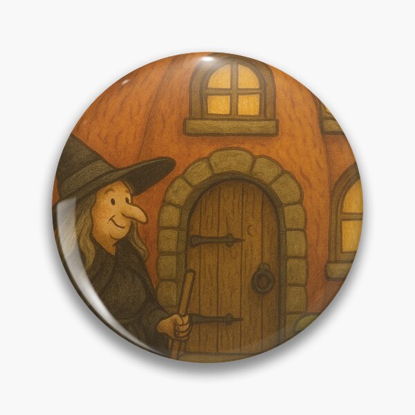 Item preview, the little witch, pumpkin witch's house designed and sold by Mauswohn.