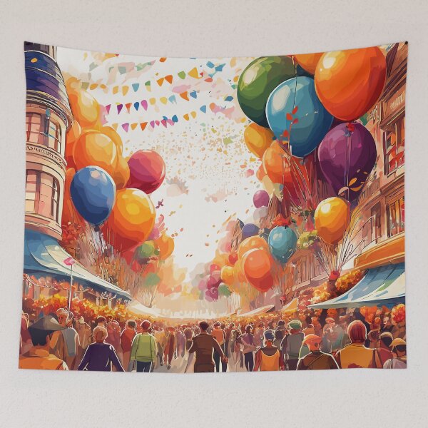 Item preview, Balloons, Floats & Festive Cheer designed and sold by bb-15artstudio.