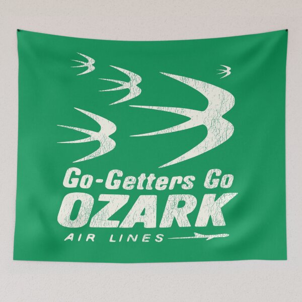 Item preview, Ozark Air Lines - Defunct Airlines Vintage Air Travel Aviation designed and sold by darklordpug.