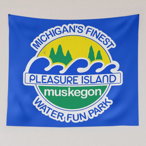 Item preview, Defunct Pleasure Island Water Park Muskegon Michigan designed and sold by darklordpug.