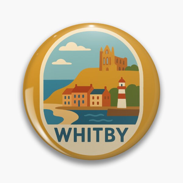 Item preview, Whitby Travel Souvenir Sticker designed and sold by rogue-design.