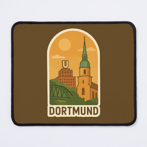 Item preview, Dortmund Travel Souvenir Sticker designed and sold by rogue-design.