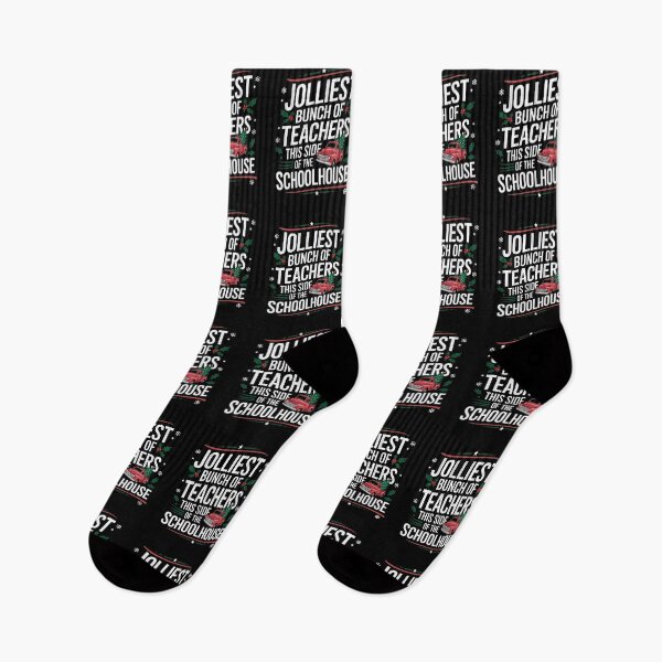 Item preview, Jolliest Bunch Of Teachers This Side Of The Schoolhouse - A fun gift idea for teachers who love the holiday spirit and a good laugh! designed and sold by ZyziowskyArt.
