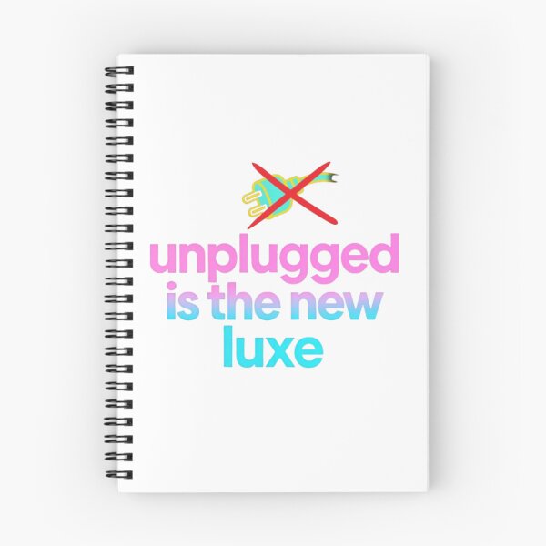 Item preview, Unplugged Is The New Luxe – 90s Retro Tee designed and sold by NaMieSz.