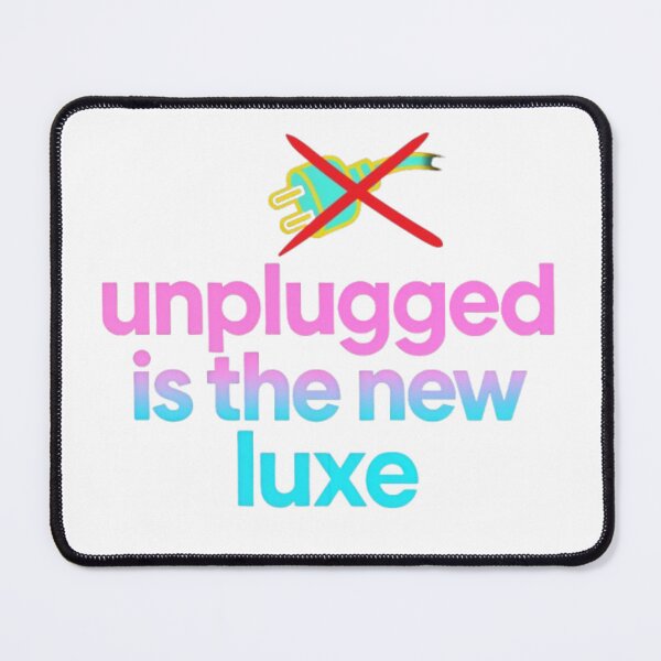 Item preview, Unplugged Is The New Luxe – 90s Retro Tee designed and sold by NaMieSz.