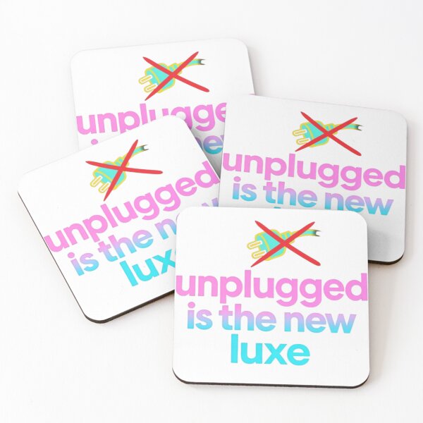 Item preview, Unplugged Is The New Luxe – 90s Retro Tee designed and sold by NaMieSz.