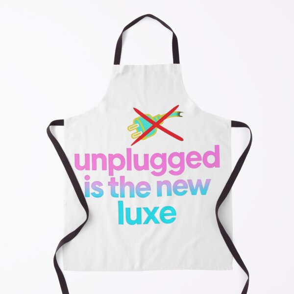 Item preview, Unplugged Is The New Luxe – 90s Retro Tee designed and sold by NaMieSz.