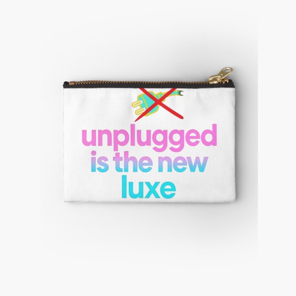 Item preview, Unplugged Is The New Luxe – 90s Retro Tee designed and sold by NaMieSz.
