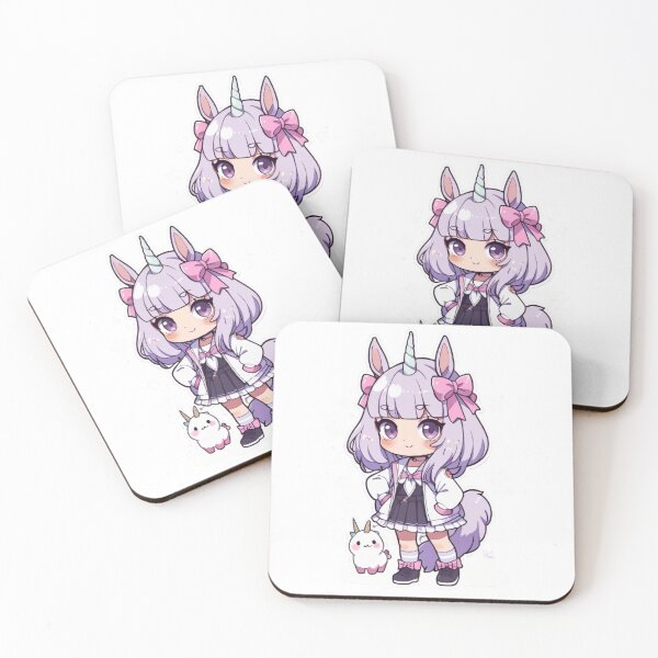 Item preview, Unicorn Girl Squad – Magical & Moody designed and sold by ChibiFusion.