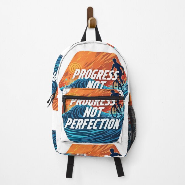 Item preview, Progress Not Perfection – Triathlon Motivation Sticker designed and sold by Triathlongram.