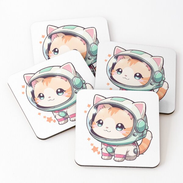 Item preview, Astro Cat – Explorer of Cute Cosmos designed and sold by ChibiFusion.