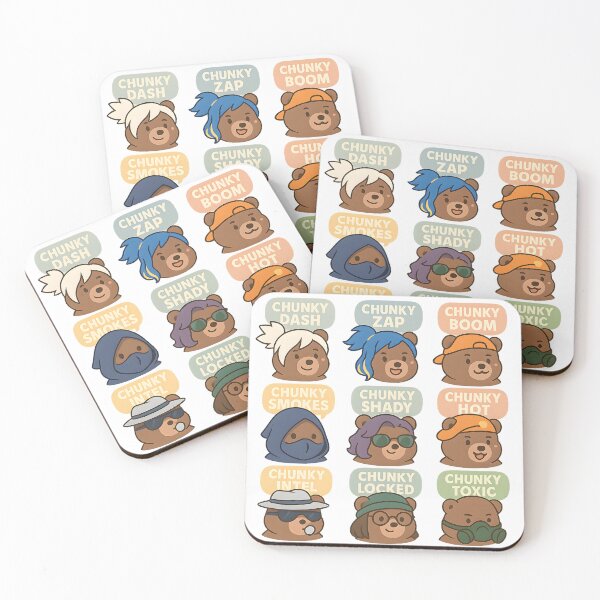 Item preview, Chunky Bear Valorant Agents Collage designed and sold by Chunky Bear.