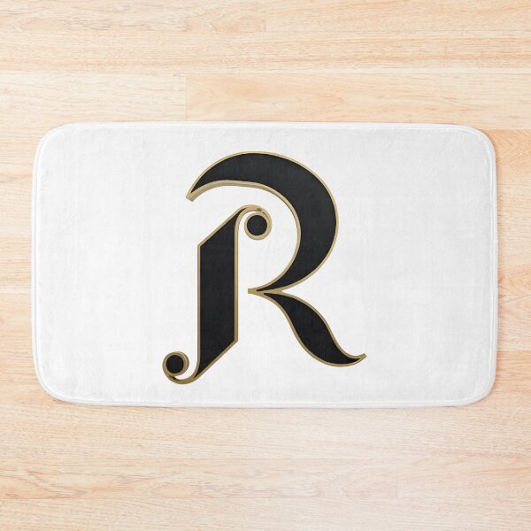 Item preview,  Letter R – Gold & Black Elegance designed and sold by RAKO13.