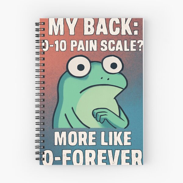 Item preview, Back Pain Scale :Forever  designed and sold by Feline Rockstars.