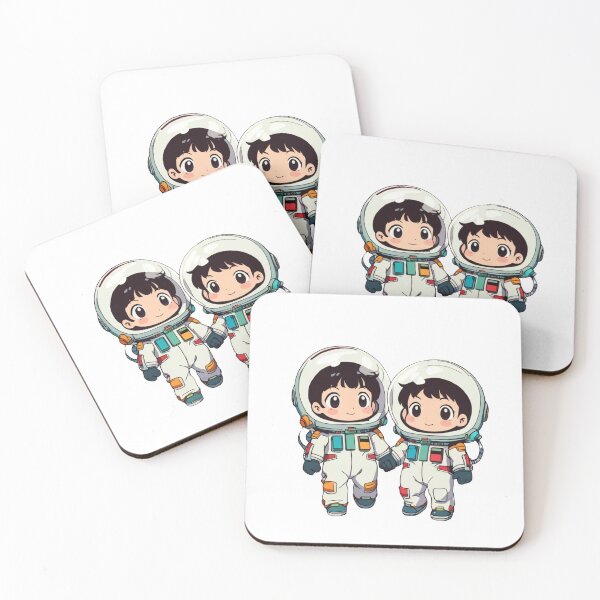 Item preview, Space Buddies – Galactic Besties Forever designed and sold by ChibiFusion.