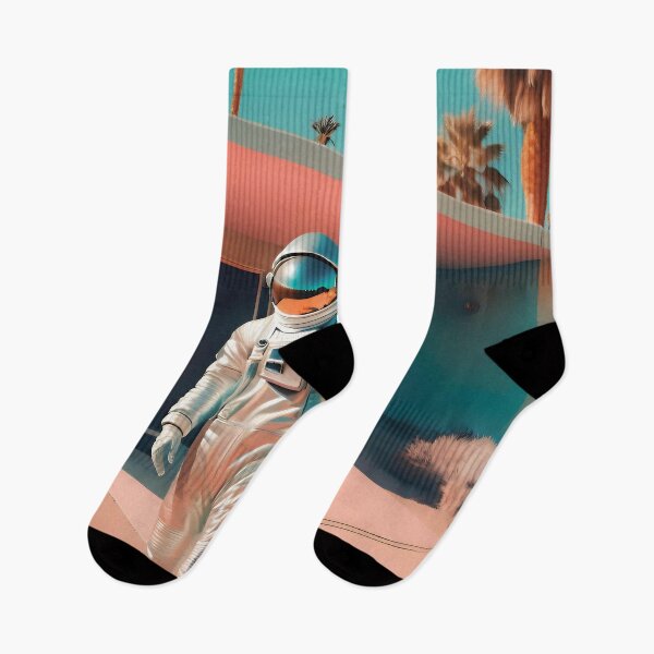 Item preview, Astronaut in front of a Californian house designed and sold by ICONICASTUDIO.