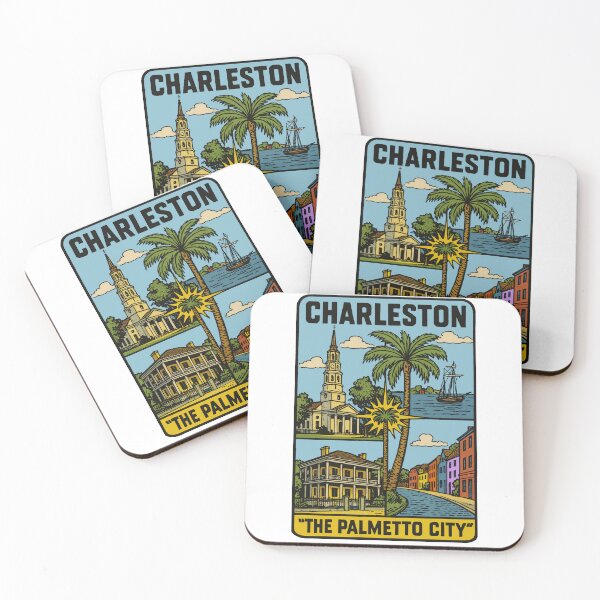 Item preview, Charleston, South Carolina Vintage Style designed and sold by Decal Mania.