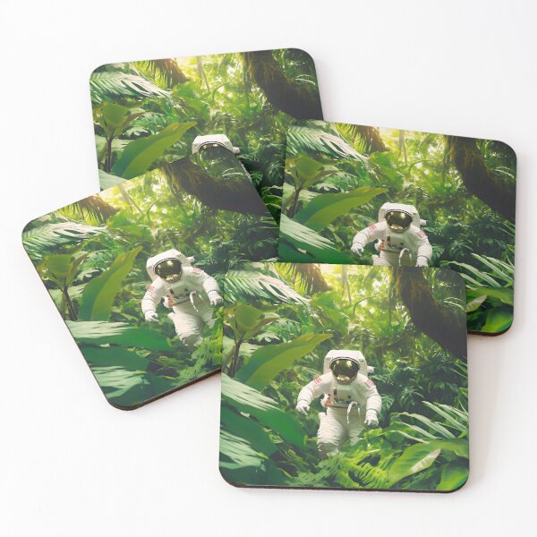 Item preview, Astronaut in the jungle designed and sold by ICONICASTUDIO.