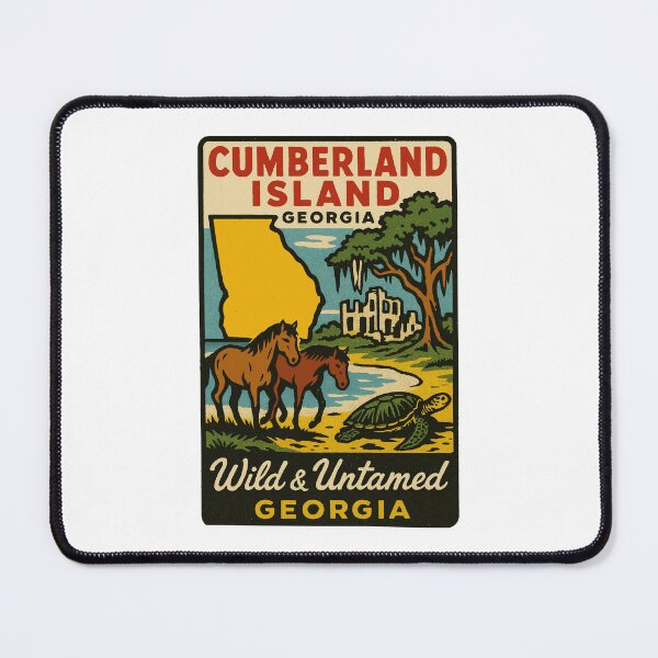 Item preview, Cumberland Island Georgia Decal designed and sold by Decal Mania.