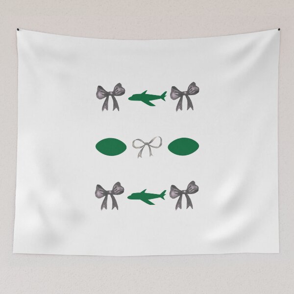 Item preview, New York Jets Coquette Bow designed and sold by Gang Green Gear.