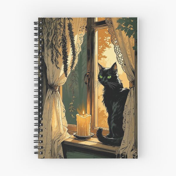 Item preview, Witch’s Cottage Window – Cozy Autumn Magic designed and sold by Deezyned.