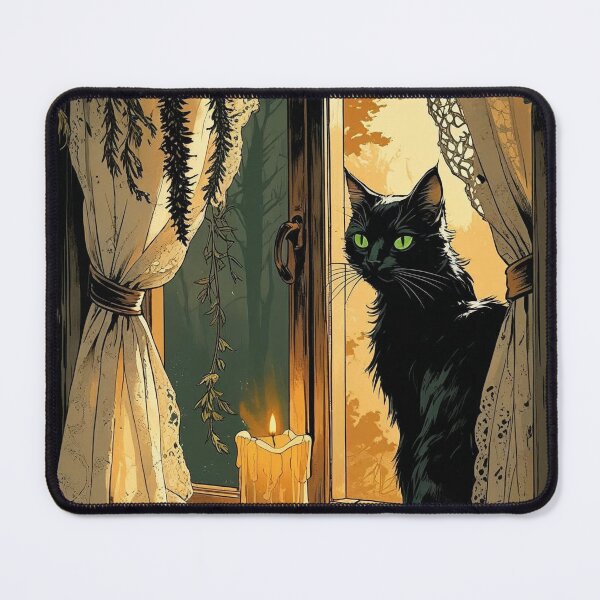 Item preview, Witch’s Cottage Window – Cozy Autumn Magic designed and sold by Deezyned.