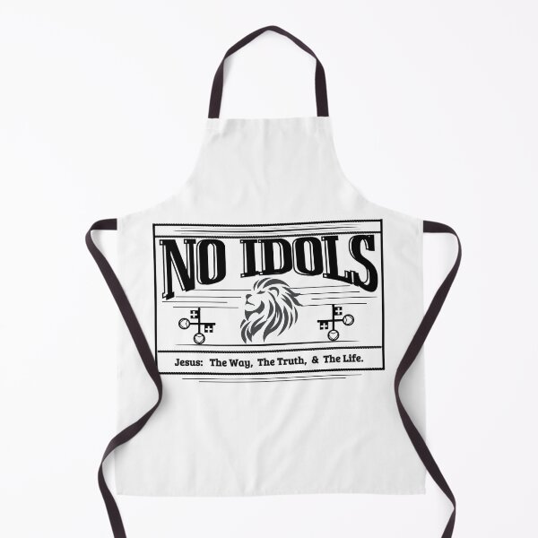 Item preview, "NO IDOLS" Jesus The Way The Truth & The Life - in black& grey designed and sold by Holy Coast Threads (Formerly ChristianFlower).