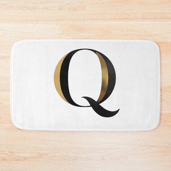 Item preview,  Letter Q – Gold & Black Elegance designed and sold by RAKO13.