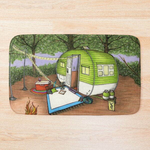 Item preview, Camp More, Worry Less designed and sold by Heathenicia.