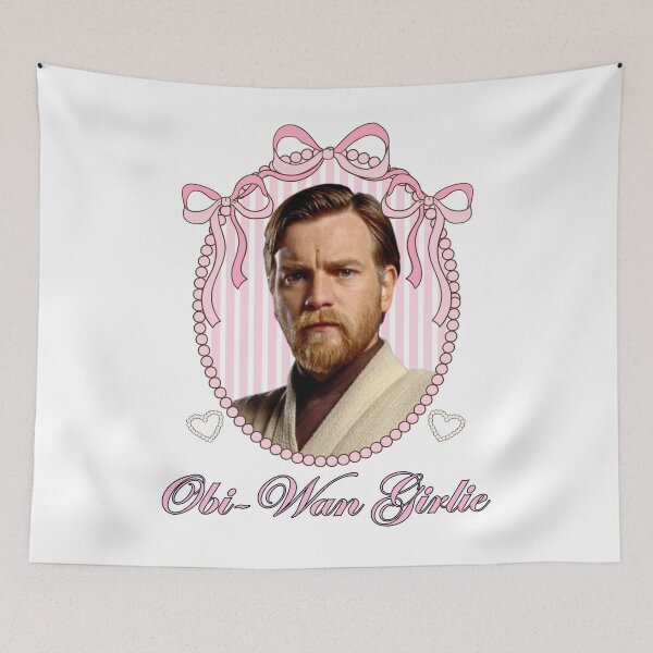 Item preview, Obi-Wan Girlie Pink Coquette designed and sold by MelanieRdz.