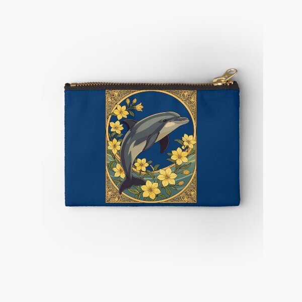 Item preview, Common Bottlenose Dolphin With Yellow Jasmine Flowers designed and sold by taiche.