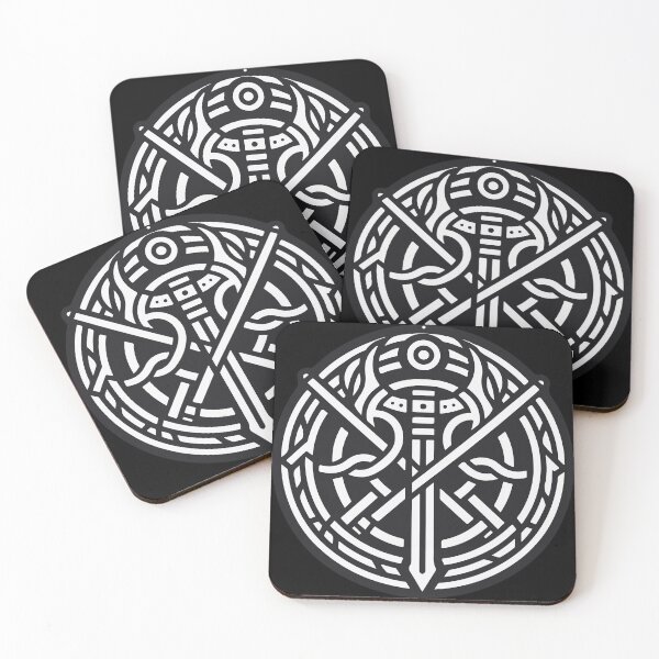 Item preview, Ancient Viking Symbols Celtic Gaelic - Version 5 designed and sold by Karma Design.